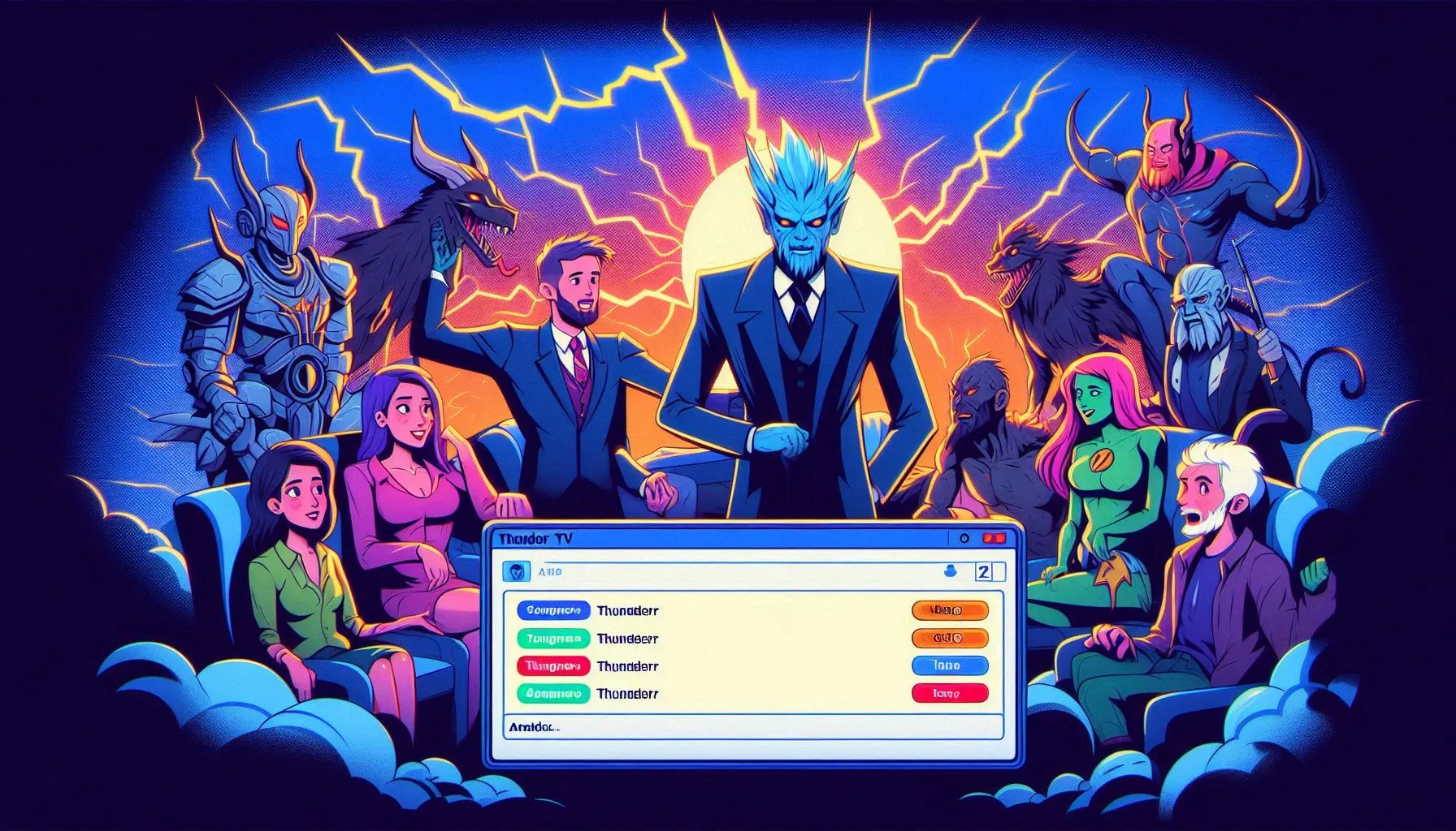 Thunder TV Omegle alternative banner