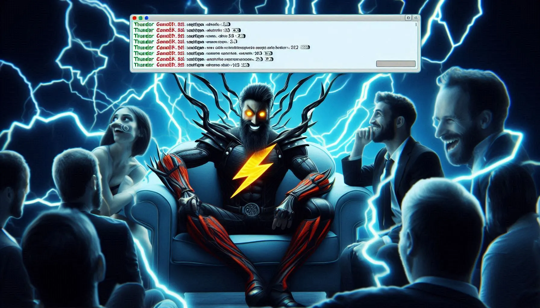 Thundr chat interface preview